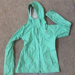 North Face Mint Windbreaker